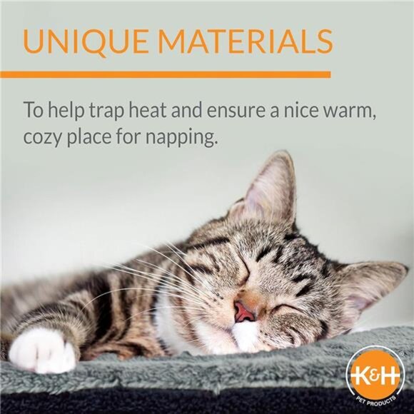 Self-Warming Cat Pad Self Heating Pad for Cat Reversible Beds Blanket 21 x 17 in - Picture 6 of 7